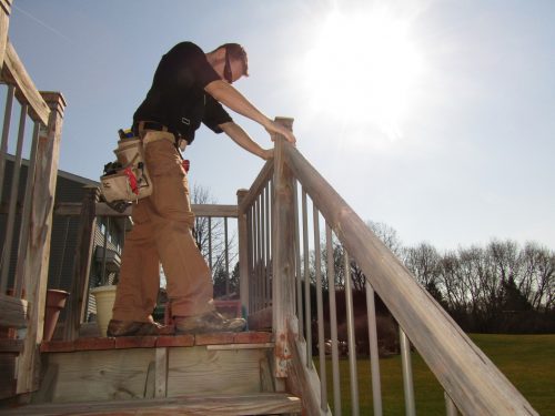 Checking the deck guards