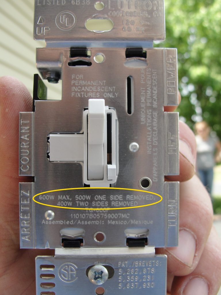 Hot Dimmer Switches Structure Tech Home Inspections