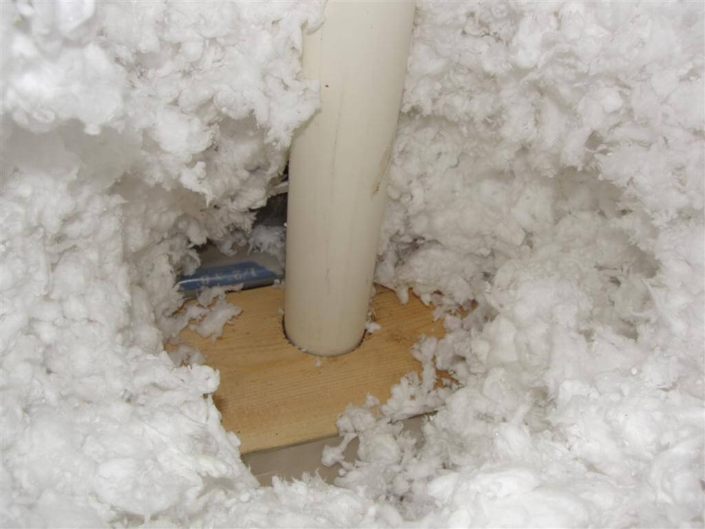 Bypass at plumbing vent