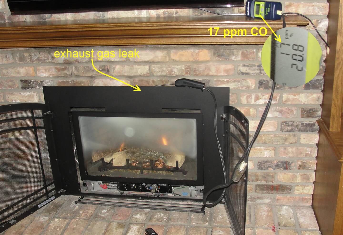 Co Alarms, Vented Gas Fireplace Carbon Monoxide
