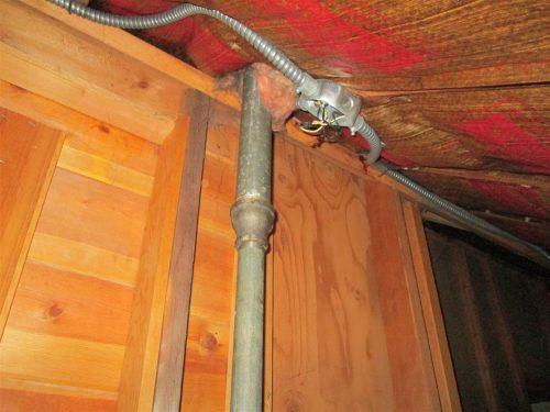Plumbing vent increased in size