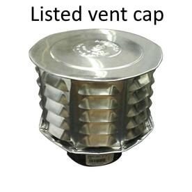 listed vent cap