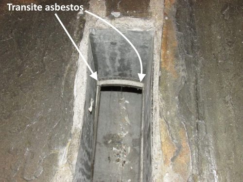 Transite Asbestos heat
