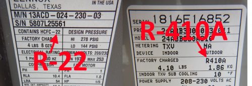 R-22 vs R-410A