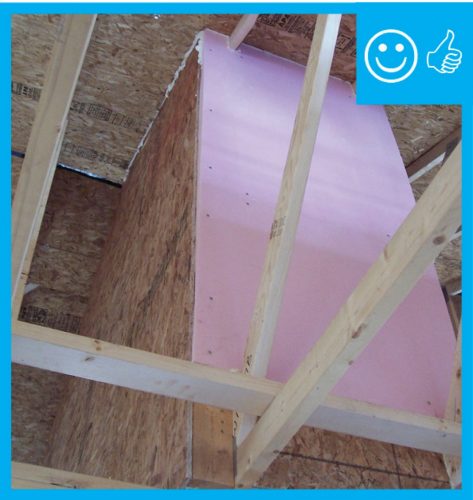Proper skylight shaft insulation