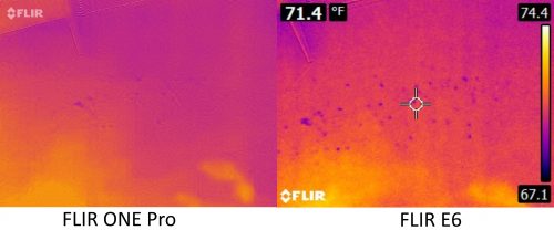 FLIR ONE Pro vs E6 4