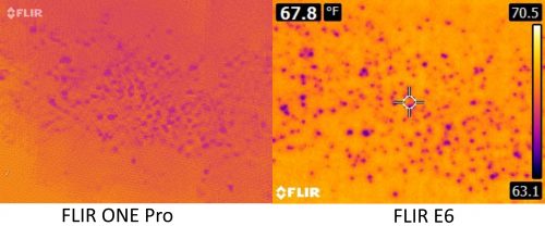 FLIR ONE Pro vs E6 5