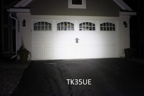 TK35UE against garage