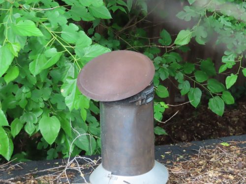 Fallen vent cap