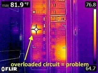 Warm circuit breaker overloaded