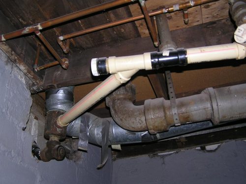 Mixed drains with drum trap