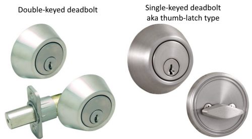 Double-Keyed Deadbolts - Structure Tech Home Inspections