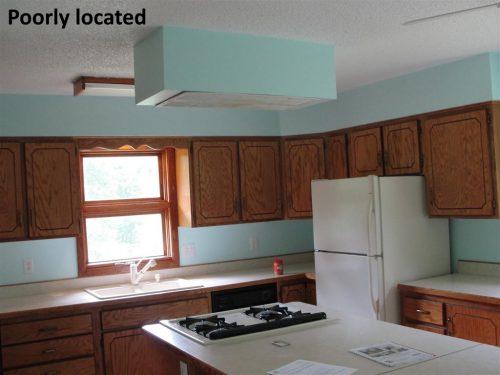 Kitchen range hoods are for all kitchens, not just above gas ovens -  Structure Tech Home Inspections