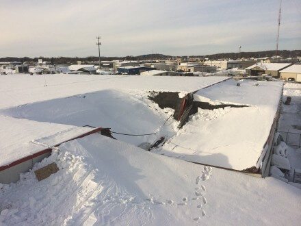 Collapsed Kmart Roof