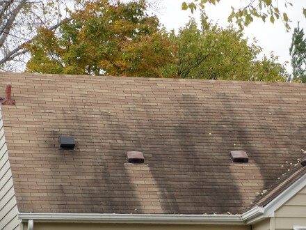 Zinc washing off roof vents