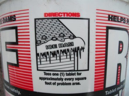 Roof Melt Tablet Instructions