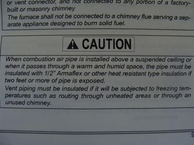 HVAC - missing insulation on vent 2