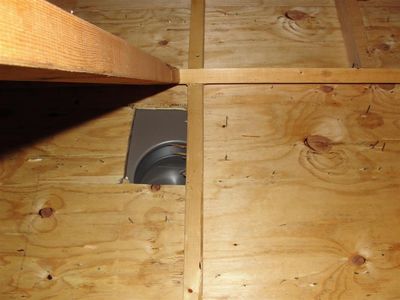 Attics - bad hole for roof vent