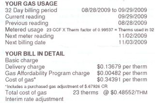 Reuben's Gas Bill