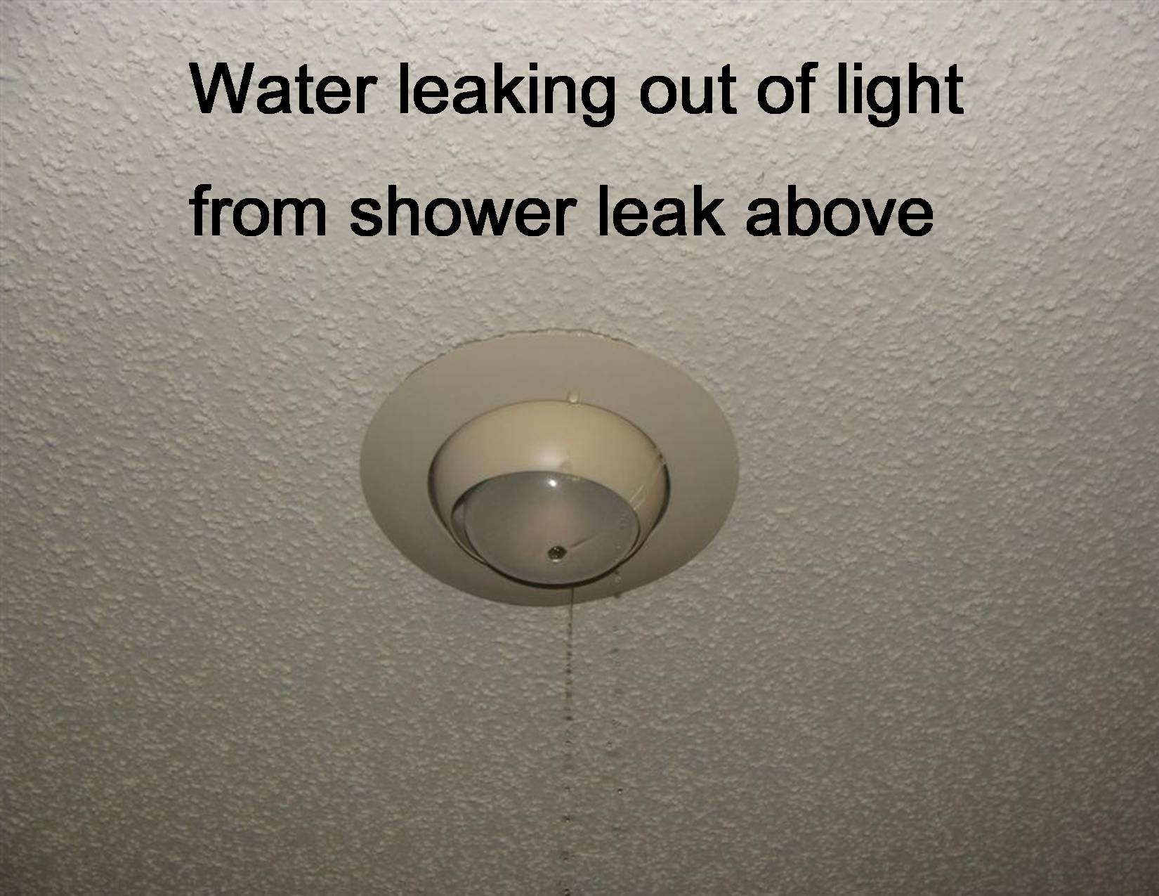 Finding Shower Leaks, Bathtub Leaking Into Ceiling