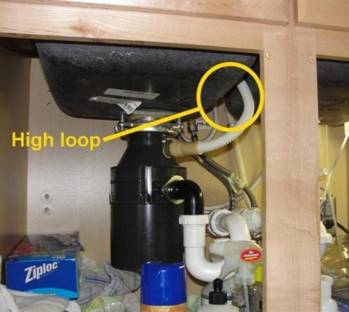 Dishwasher Drain Loop Photo