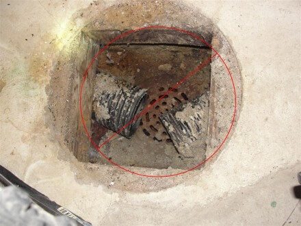 Drain tile into floor drain