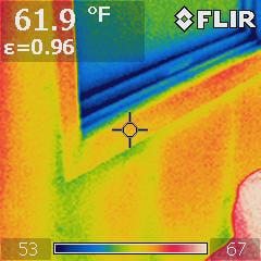 IR Image of bad window