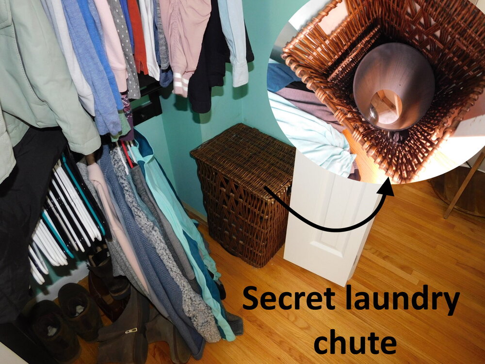 Now that’s an awesome laundry chute.