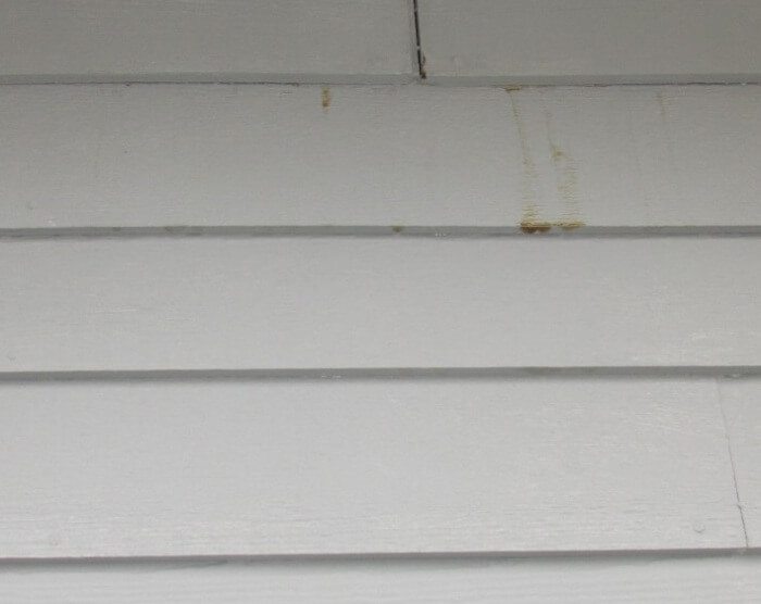 Stains on siding