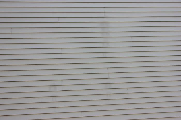 Stains on vinyl siding