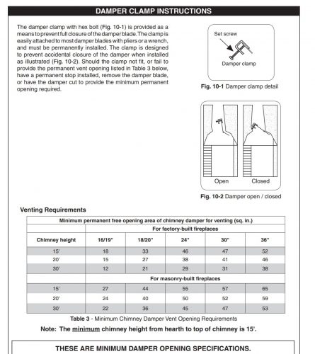 Damper Clamp Installation Instructions