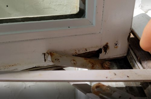 Rotted Window Sash Still Image