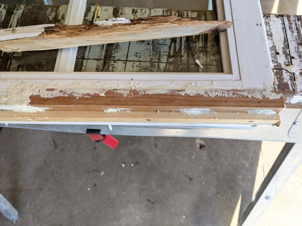 Repairing a rotted window sash Structure Tech Home Inspections