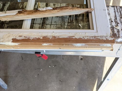 WoodEpox on window sash