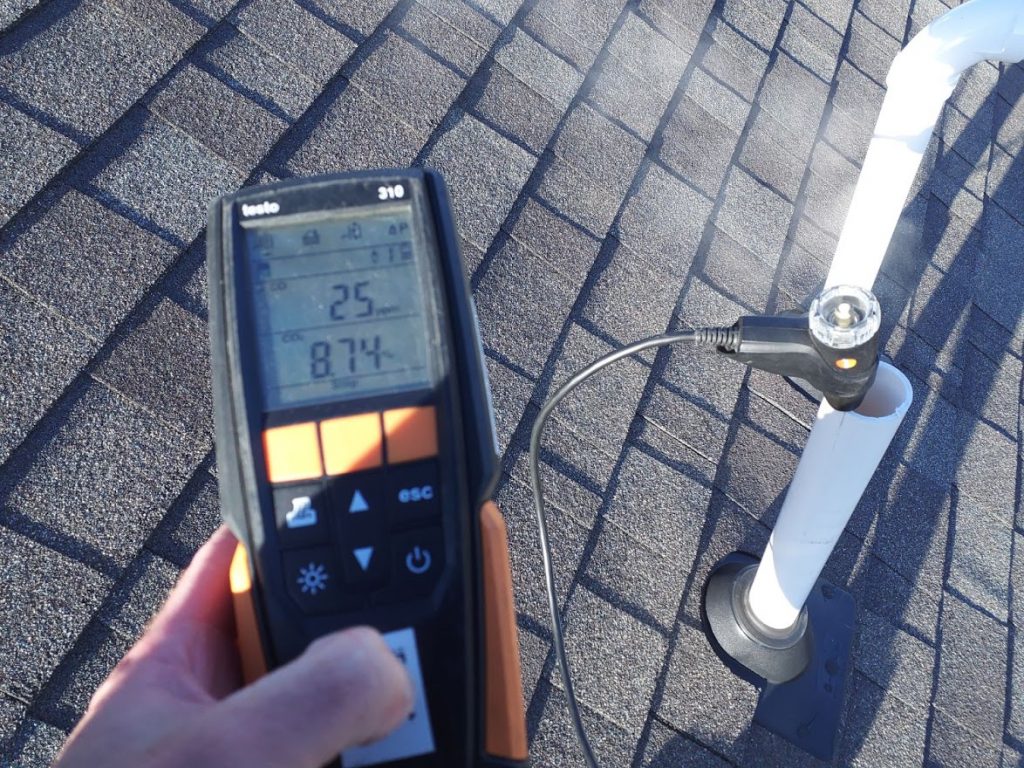 Carbon monoxide testing for furnaces Structure Tech Home Inspections