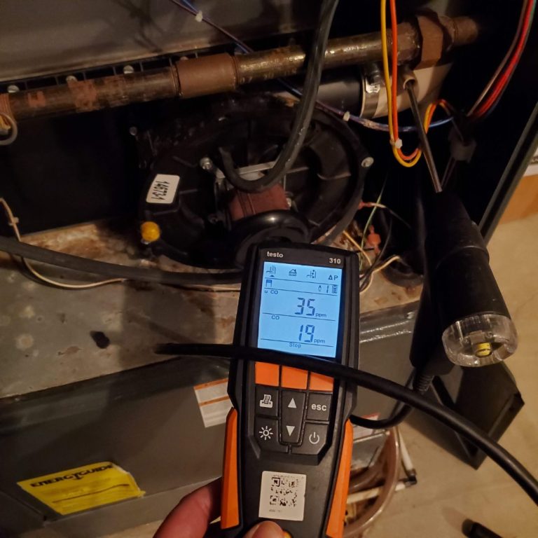 Carbon monoxide testing for furnaces Structure Tech Home Inspections