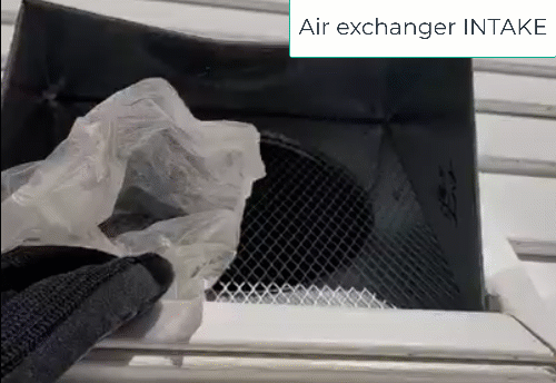 HVAC - Air exchanger intake