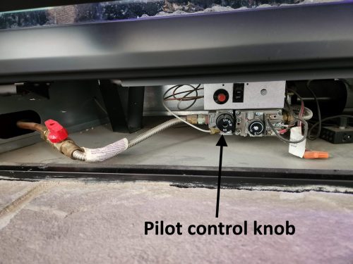 Pilot control knob