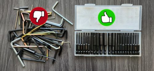 Hex Wrenches vs Hex Wrench Bits