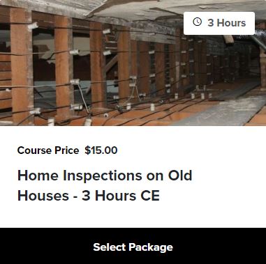 Home Inspections on Old Houses