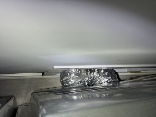 Dryer duct smashed