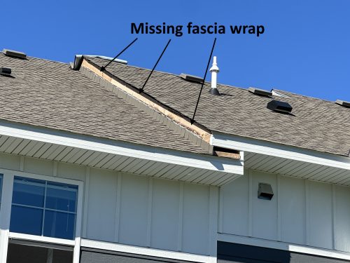 Missing fascia wrap 1