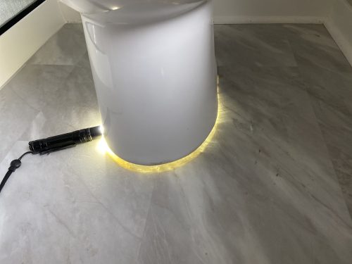 Under-toilet lighting