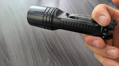 TK35R between fingers