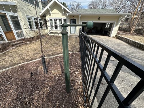 Remote garage door opener old-school
