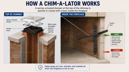 Chim-A-Lator Illustration