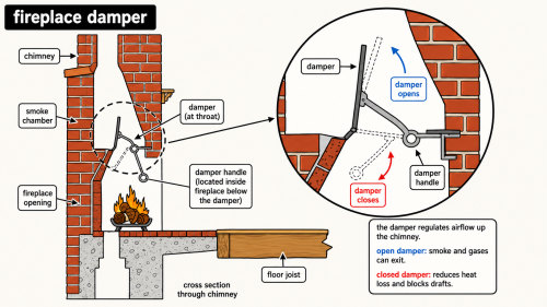 Fireplace damper